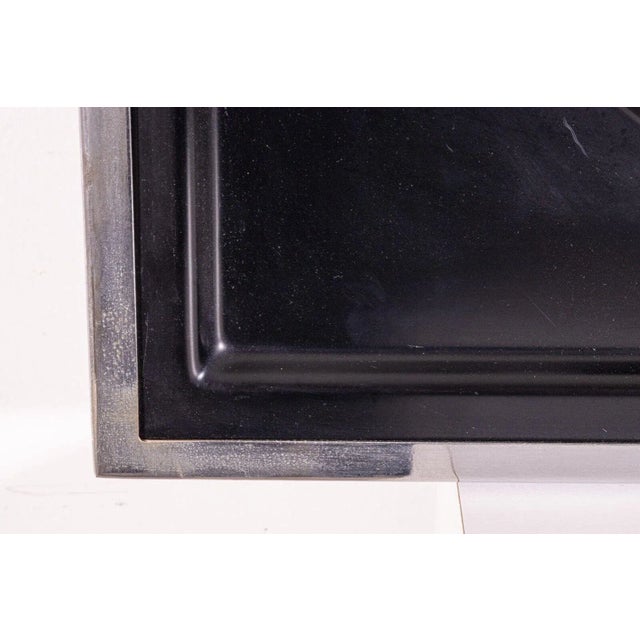 Metal Late 20th Century Retro Modern Custom Dual Mirror Made In Canada For Sale - Image 7 of 7