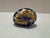 Vintage Murano Art Glass Egg Paperweight Blue Millefiori Aventurine Gold Foil For Sale In Atlanta - Image 6 of 7