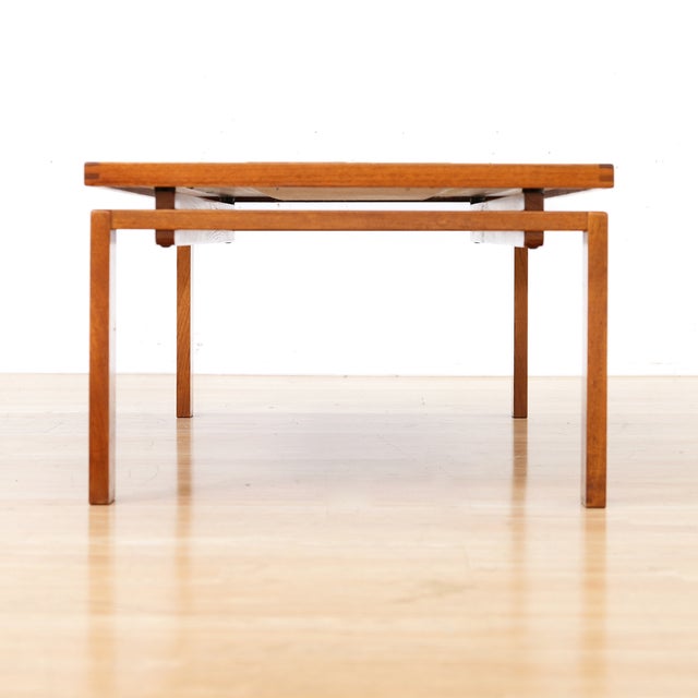 1970s Danish Modern Tile Top Coffee Table by Trioh For Sale - Image 4 of 12