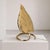 Elegant Italian table lamp from the 1970s, crafted in brass and designed in the decorative style often associated with...