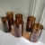 Italian Tortoise Shell Print Amber Brown Highball Glasses - Set of 6 For Sale - Image 4 of 6