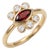 Dainty Garnet Marquise Ring | Deep Red Gemstone Engagement Ring, | January Birthstone Gift Us 7 For Sale