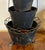French Antique 19th Century French Tole Graduated Six Tiered Tulipiere Flower Frog Centerpiece For Sale - Image 3 of 13