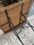 Danny Ho Fong Folding Wicker Card Table, Outdoor For Sale - Image 9 of 12