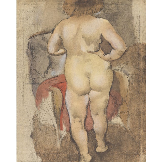 Original limited edition 1954 lithograph after the 1929 painting "Vénus de Dos" (Venus from Behind) by Jules Pascin from...