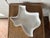 Texas-shaped serving tray by Frankoma! Made of terra cotta ceramic coated in a simple white glaze, it's great for a...