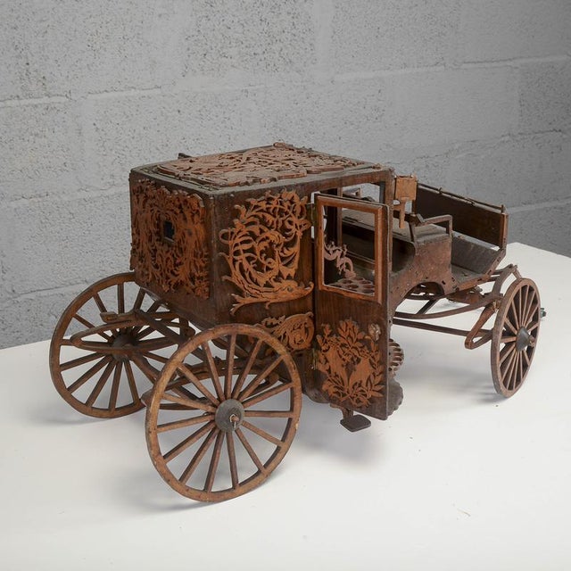 2000 - 2009 Vintage Cigarette Cart in Wood For Sale - Image 5 of 18