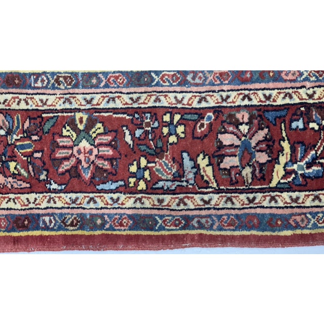Antique Persian Halvai Bidjar Rug 4’9" X 7’1” For Sale - Image 4 of 7
