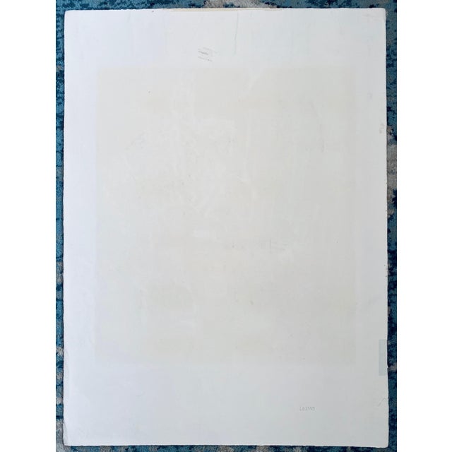 Orange Amaranth Ehrenhalt, Color Embossed Lithograph Print New York Abstract Expressionist Woman Artist For Sale - Image 8 of 9