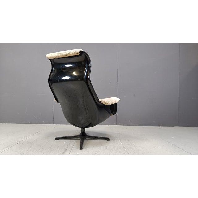 Alf Svensson Mid-Century Space Age Galaxy Armchair attributed to Alf Svensson for Dux, 1968 For Sale - Image 4 of 8