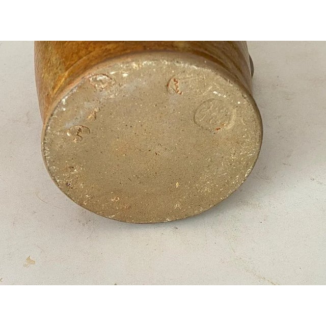 Ceramic Brown Stoneware Jug, France, 1960s For Sale - Image 7 of 11