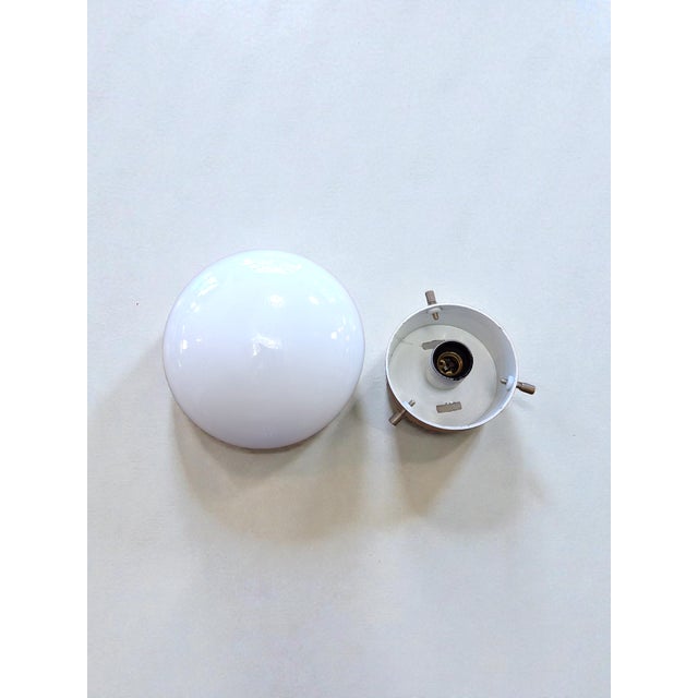 Modulo Wall Lamps in Metal and Glass from Valenti Luce, Italy, 1970s, Set of 3 For Sale - Image 6 of 7