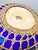 Blue Vintage Seagrass Rattan Wrapped Cobalt Ceramic 12" Pottery For Sale - Image 8 of 8
