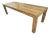 Andrianna Shamaris Modern Teak Wood Dining Table For Sale