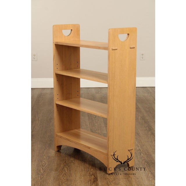 Stickley Mission Collection Oak Magazine Stand Bookcase For Sale - Image 9 of 11