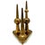 Mid-Century Modern Mid 20th Century Vintage Brass Decorative Kuwait Towers For Sale - Image 3 of 6