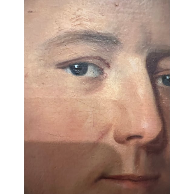 Art Nouveau Original Antique 19c. Oil Painting "Rev. Richard Coytmor Howard" – 1823 Portrait For Sale - Image 3 of 15