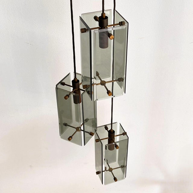 Crystal Art Chandeliers, Italy, 1960s, Set of 2 For Sale - Image 4 of 13