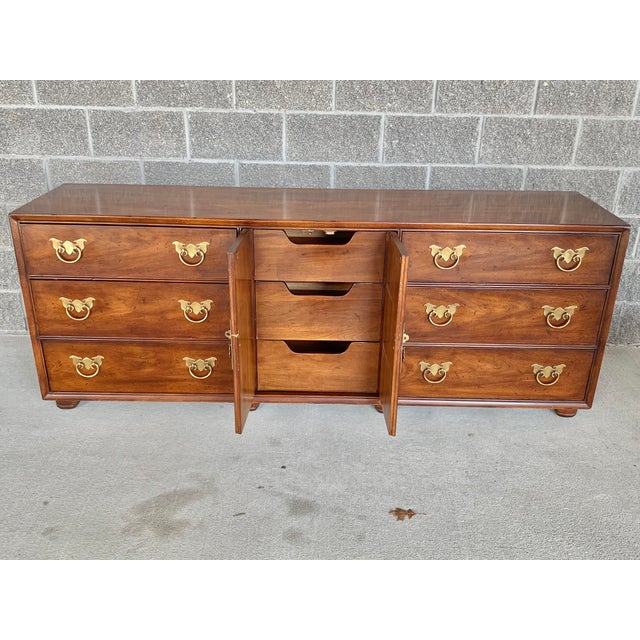 1970s Vintage Henredon Oriental Nine Drawer Dresser Chairish