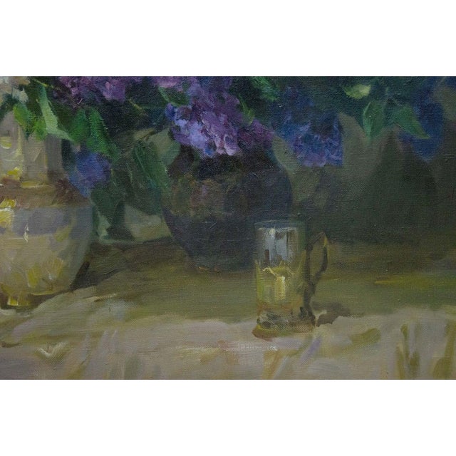 1990s 1990s Oil Painting Still Life Chulko Nikolay Fedorovich For Sale - Image 5 of 7