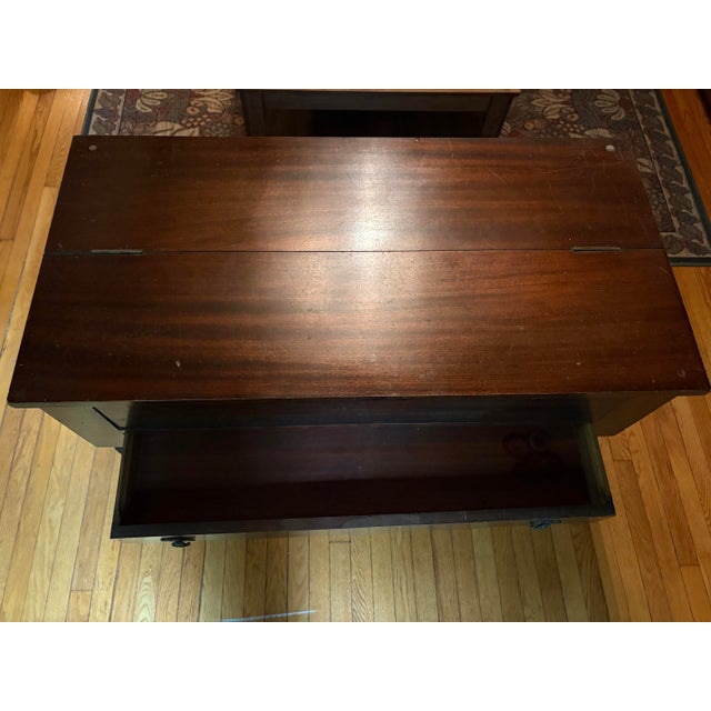 Early 20th Century Antique Spinet Desk For Sale - Image 5 of 17