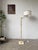 Floor Lamp with Articulated Arm in Brass-Plated Metal, 1980s For Sale - Image 3 of 18