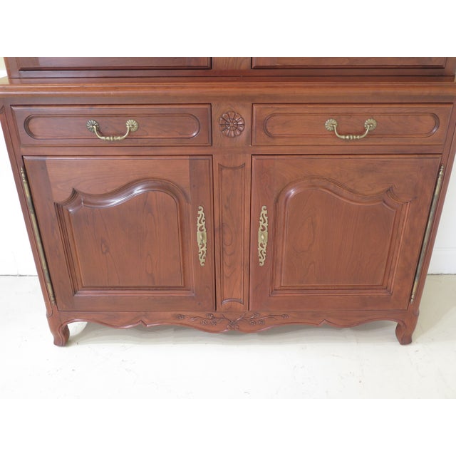 C.2002 Dovetailed Drawer Construction High Quality Construction Large Impressive Cabinet Raised Panel Doors Solid Brass...