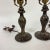 Petite Art Nouveau Style Bronze Finish Table Lamps- A Pair For Sale - Image 4 of 12