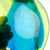 Murano Vintage Sommerso Glowing Uranium Blue Yellow Green Italian Art Glass Bird Shaped Bowl For Sale - Image 11 of 11