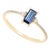 Baguette Dainty Ring Size 7 ( All Sizes Available) For Sale