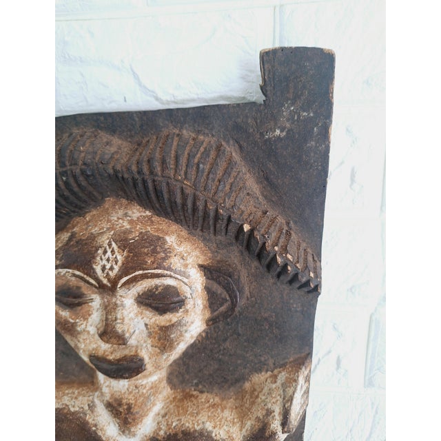 Black African Carved Granary Door, 1970s For Sale - Image 8 of 11
