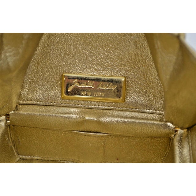 1995 Judith Leiber Fortune Teller Origami Red Crystal Tassel Evening Bag Minaudiere For Sale - Image 9 of 11