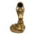 Brass Kneeling Lady Incense Holder, Bathing Beauty Statue For Sale
