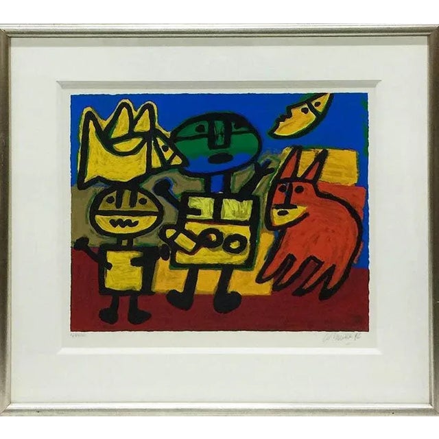 Corneille, Tribu IV, 1992, Lithograph For Sale - Image 6 of 6