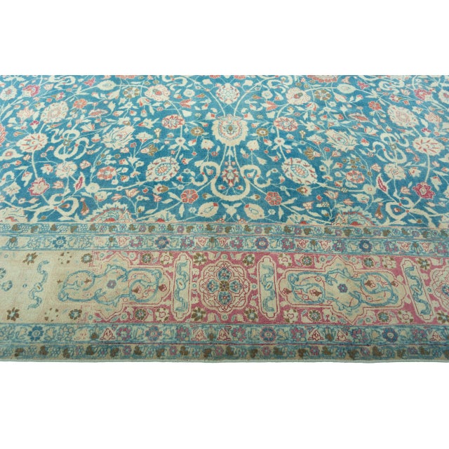 Beige Antique Hand-Knotted Rug, 1920s For Sale - Image 8 of 12