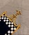 Carol Canner for Carvers Guild Checkered & Drapes Mirror Signed C. 1994 For Sale In Miami - Image 6 of 9
