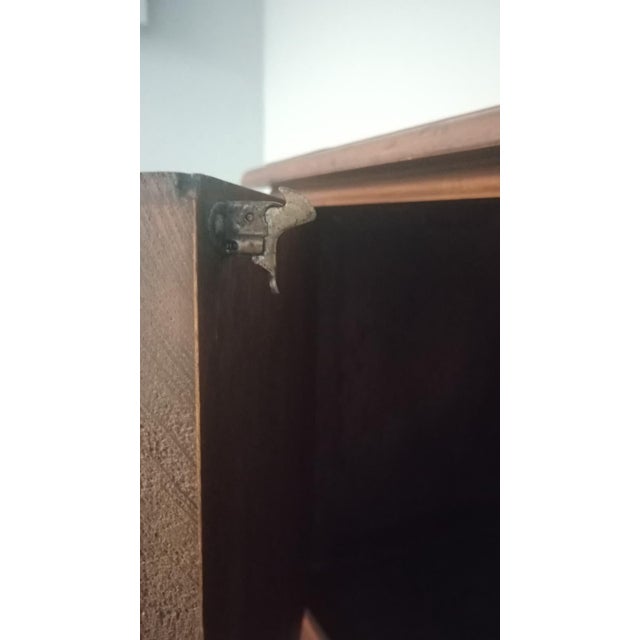 Vintage Wooden Console or Server Cabinet Late 20s For Sale - Image 12 of 18