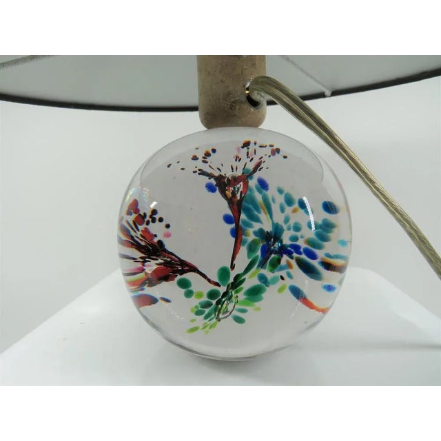 Swedish FM Table Lamp in Art Glass, 1960s For Sale - Image 4 of 11