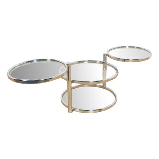 Mid-Century Chrome and Glass Coffee Table by Milo Baughman, USA, 1970s For Sale