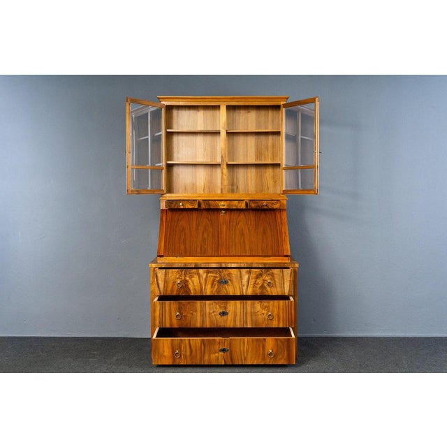 Vintage Secretary Display Cabinet For Sale - Image 4 of 18