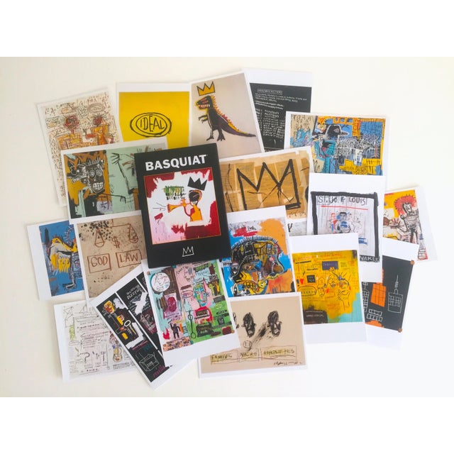 Jean Michel Basquiat Estate Rare Pop Art Postcard Prints Set of 25