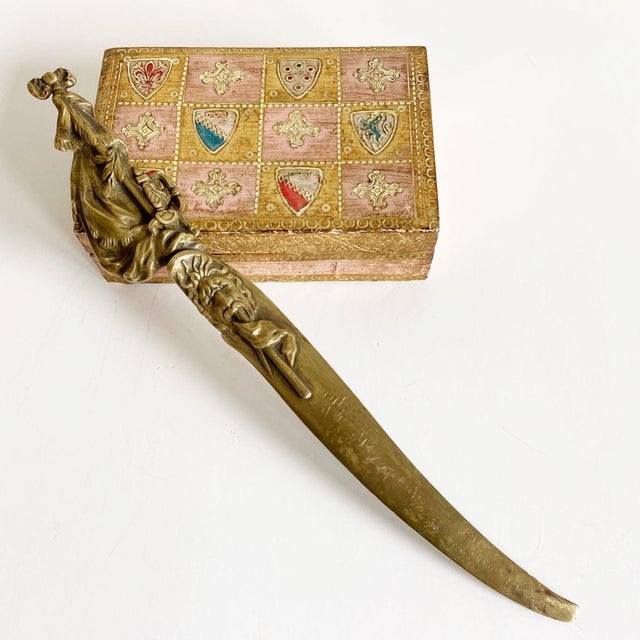Antique French Bronze Letter Opener Chairish