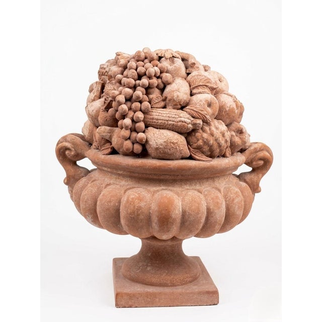 A Pair of Vintage Italian Terracotta Fruit Baskets For Sale In West Palm - Image 6 of 12