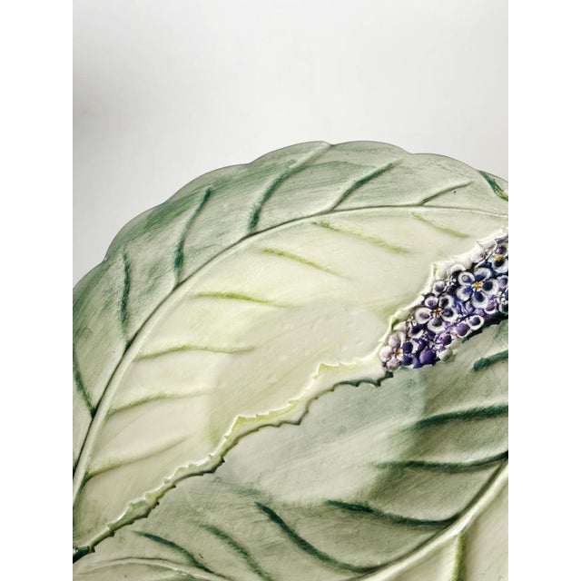 Majolica and Porcelain Plates, France, 1960s, Set of 3 For Sale - Image 12 of 15