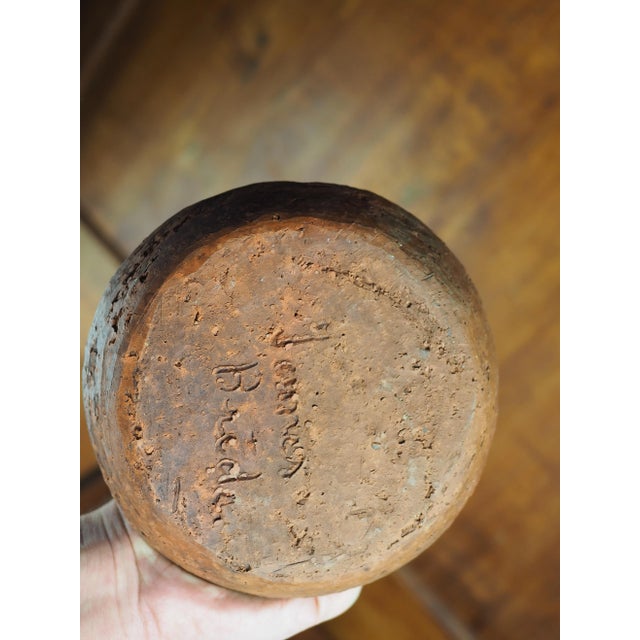 1960s Brutalism Terracotta Candlestick, James Bréda For Sale - Image 6 of 8