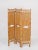 French Riviera Rattan and Bamboo 3-Panel Folding Screen, Italy, 1960 For Sale - Image 4 of 12