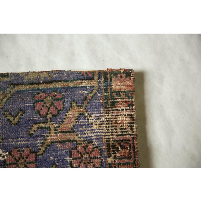 2020s Decorative Vintage Anatolian Rug Fragment Art For Sale - Image 5 of 6