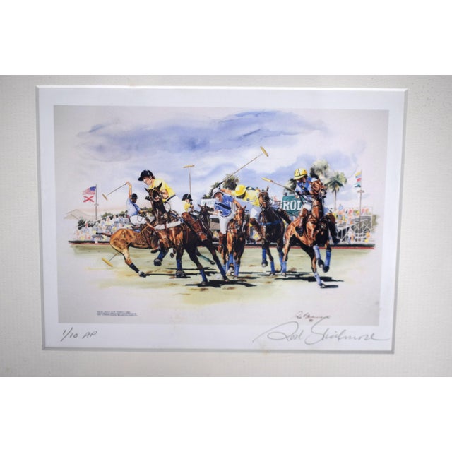 Traditional Rolex Gold Cup Palm Beach Polo 1990 Print by Rod Skidmore For Sale - Image 3 of 6