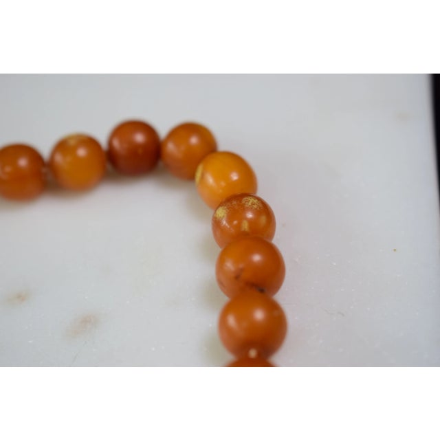 Antique Baltic Amber Choker Necklace, 1940s For Sale - Image 9 of 16