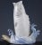 19th Century Japanese Hirado Porcelain Leaping White Koi For Sale In Chicago - Image 6 of 6